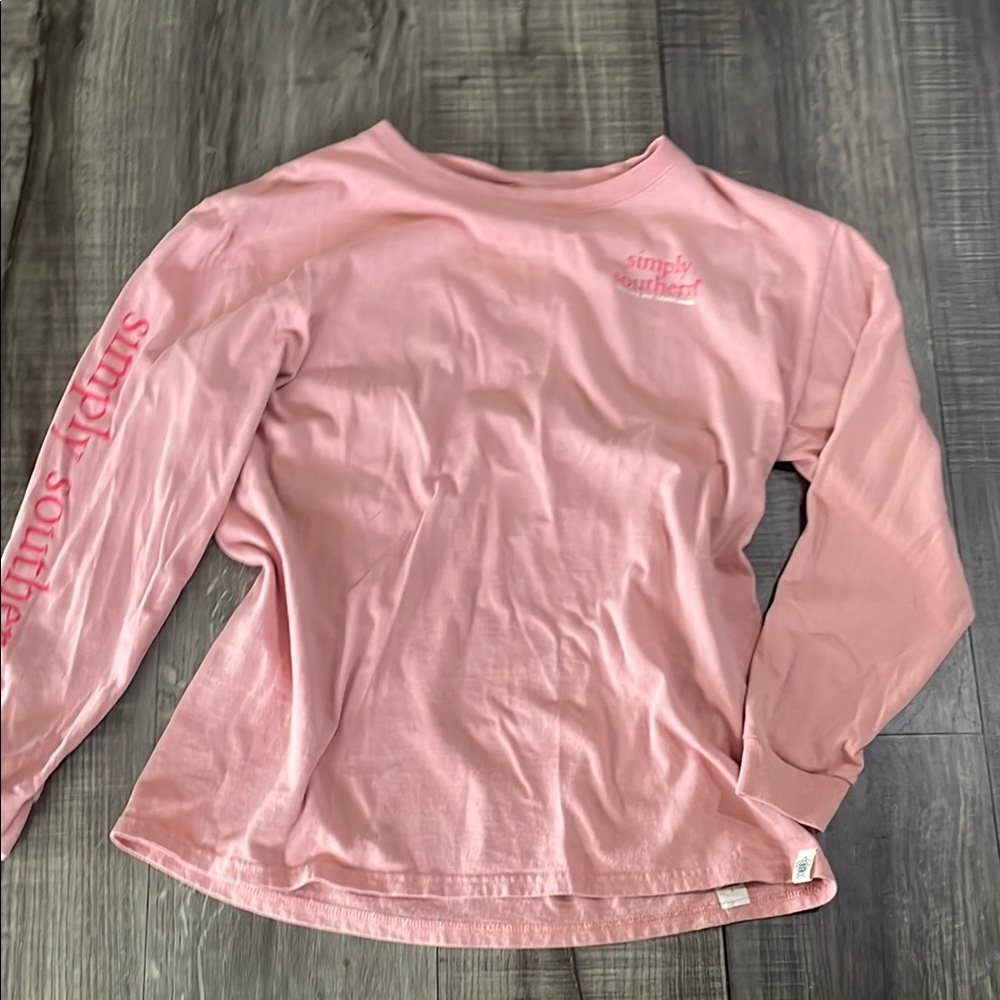 Simply Southern Pink Long Sleeve Shirt
